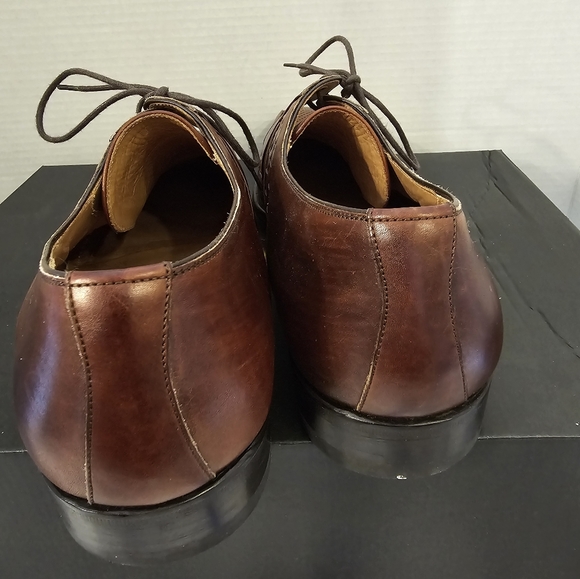 .MAGNANNI MEN\'S ALL LEATHER SHOES OXFORD TIE-UP BROWN CLASSIC SIZE 10.5M main image 4